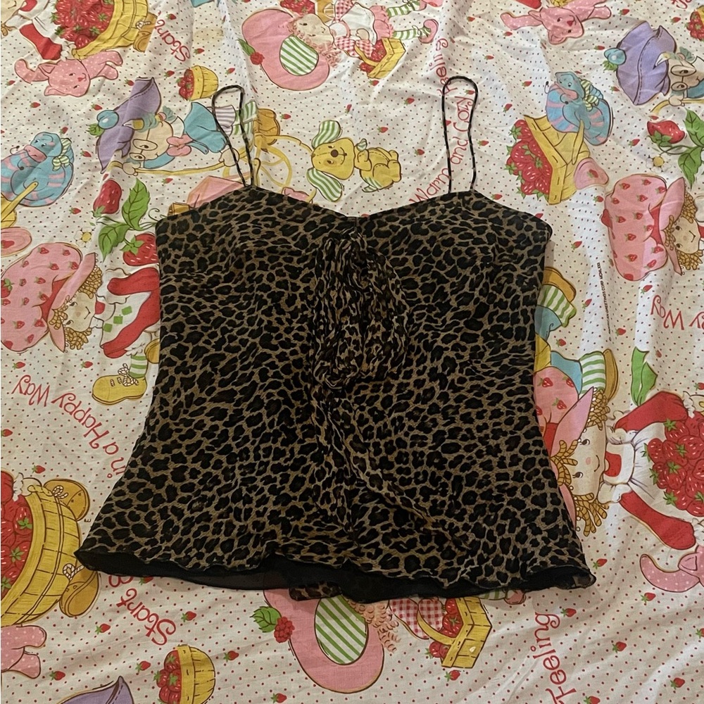 Leopard Print Women's Top